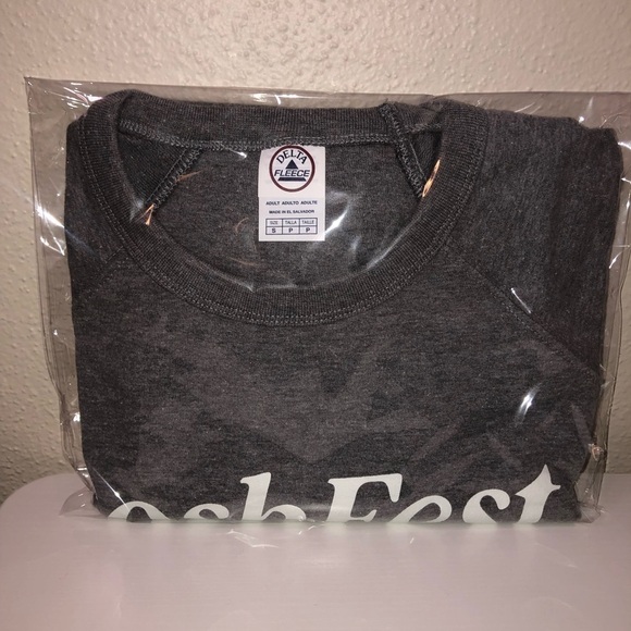 Poshfest Gray Pull Over Sweatshirt - Picture 7 of 7